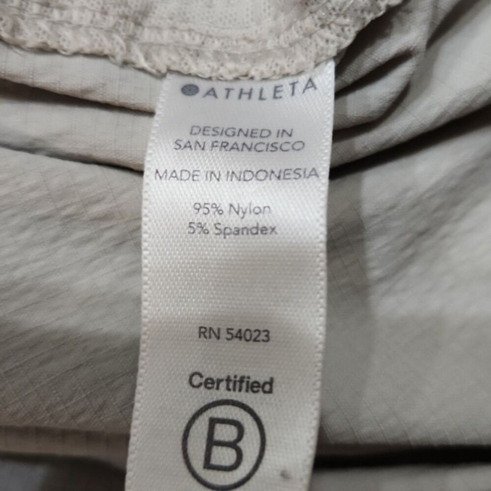 Athleta Trekkie Belted Pant, Birch Grey, Size 16 Regular - Picture 8 of 12
